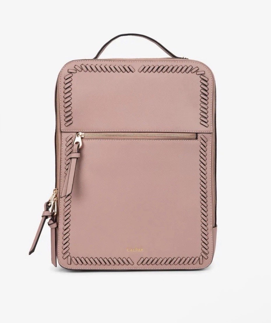 NWOT CALPAK Kaya 15 Inch Laptop Backpack Mauve UNUSED New Without Tags FREE SHIP