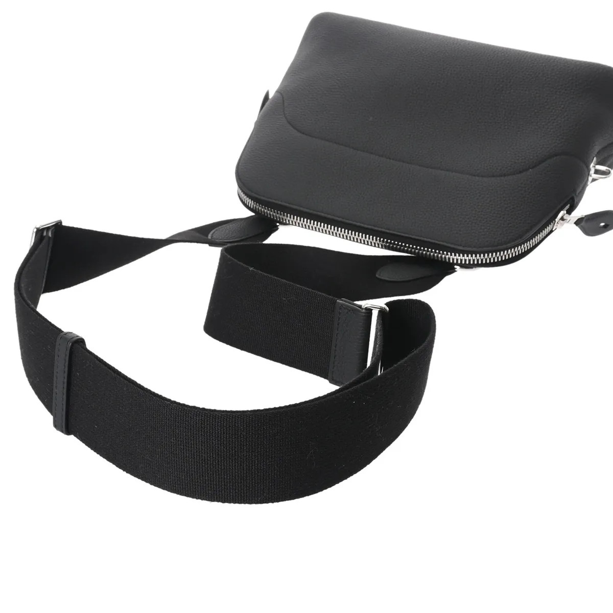 Hermes Bolide Shoulder Bag Togo Leather Black #WB5383