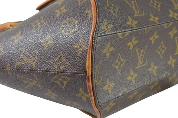 Louis Vuitton Ellipse MM Monogram Handbag M51126 Brown Top Handle Bag LV