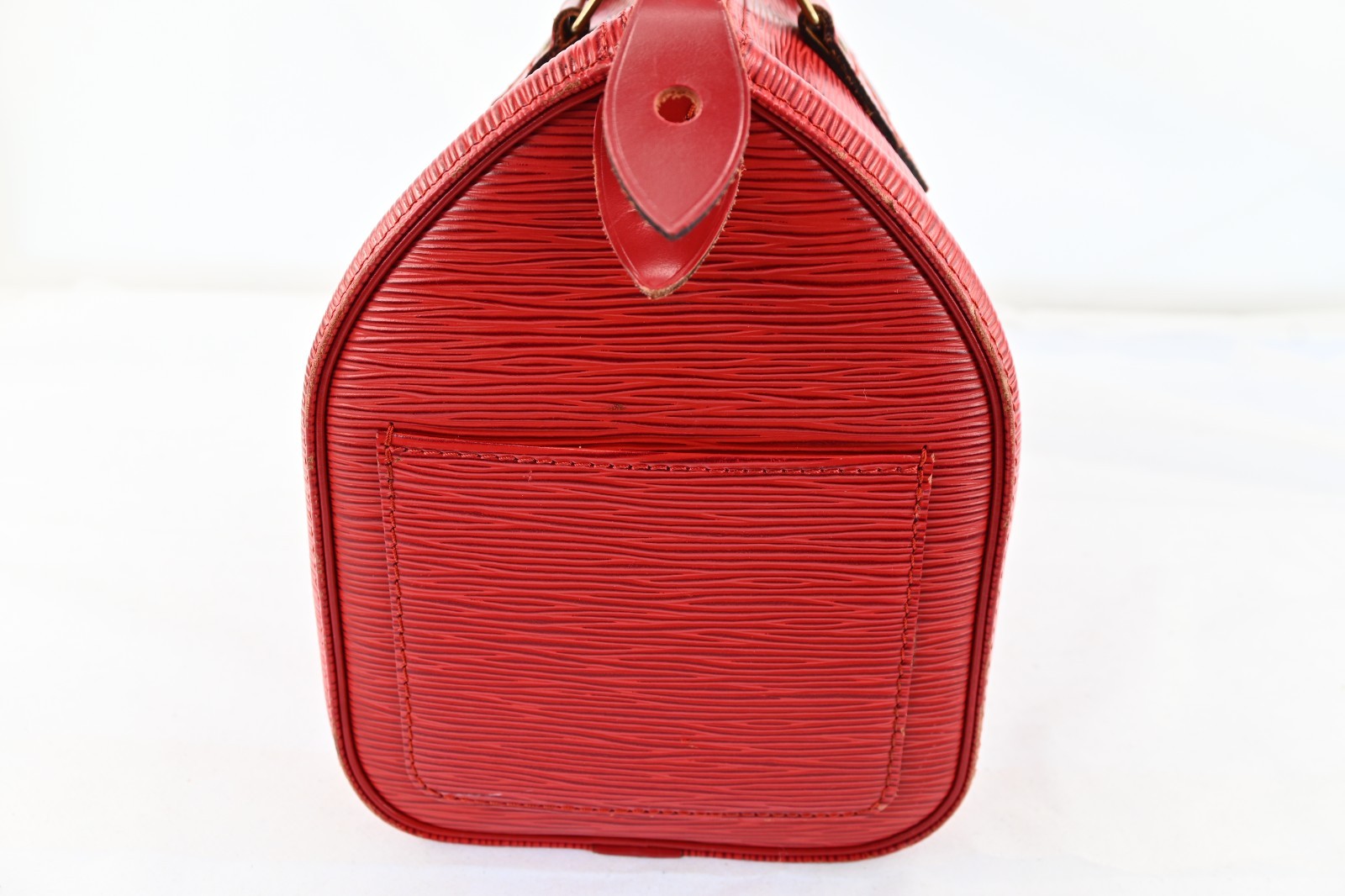 LOUIS VUITTON Epi Speedy 25 Hand Bag Red M43019 LV Auth B2226Y804