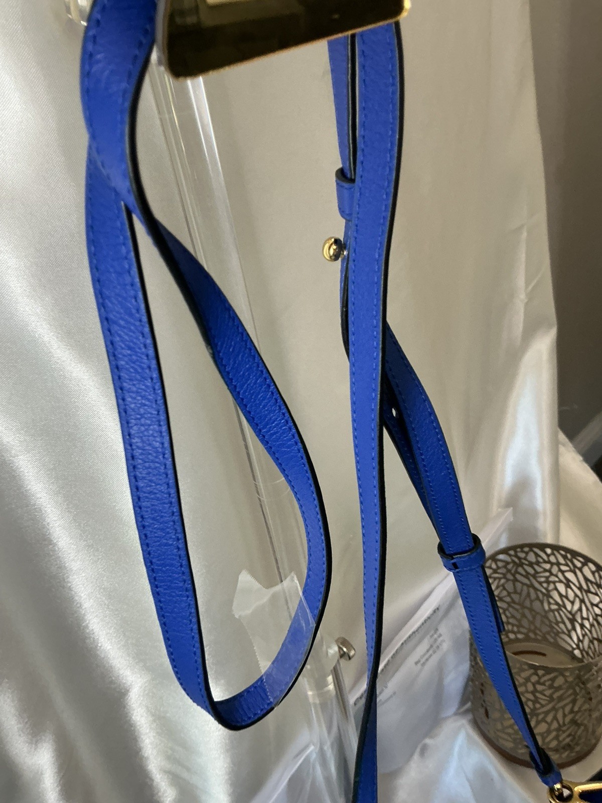 EUC Loewe Elephant Royal Blue Calfskin Elephant-Shaped Crossbody w COA