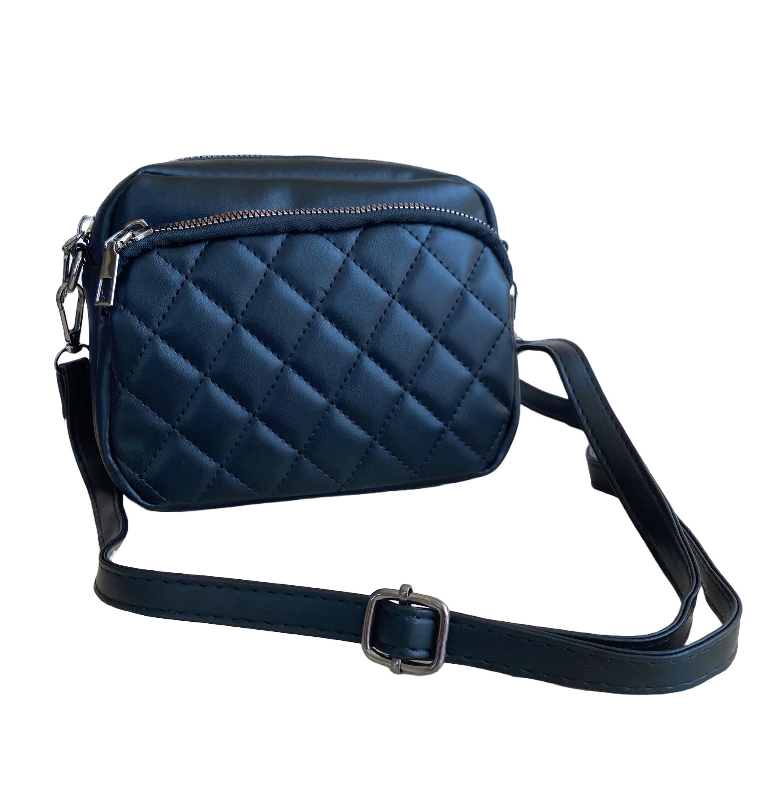 Small fanny pack crossbody handbag shoulder bag women’s bag M 14 Black