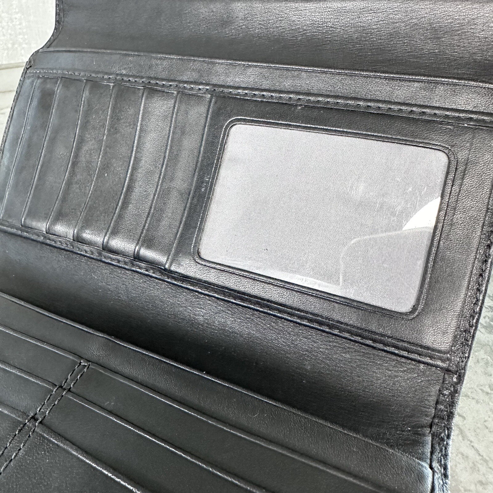 Coach Soho Pleated North South Tote F15045 And Trifold Wallet Set SV/Black