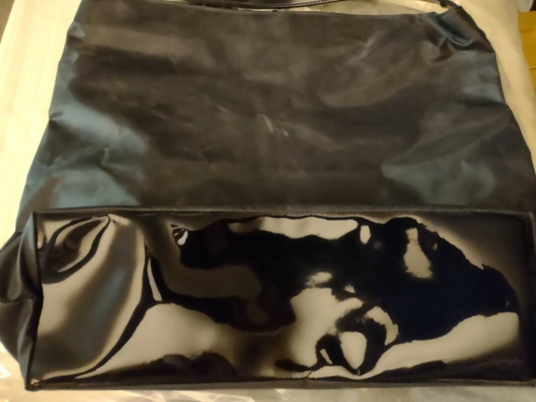 Avon Navy Blue (2) Tote or Shoulder Bags 12 1/2″ W x 11″ H x 4 1/2″ bottom
