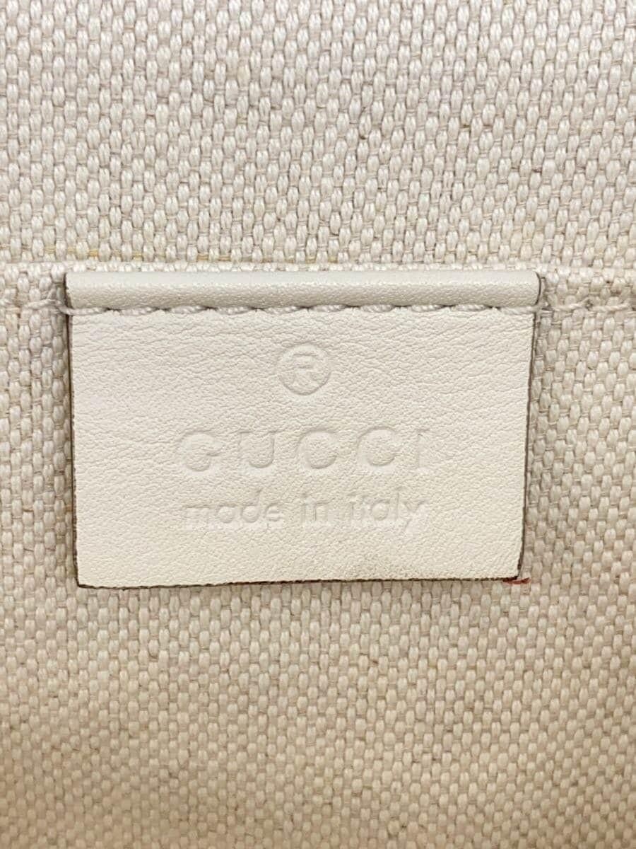 Gucci Shoulder Bag Dionysus Bamboo Color White Leather 448075 Size Width 10.4 in