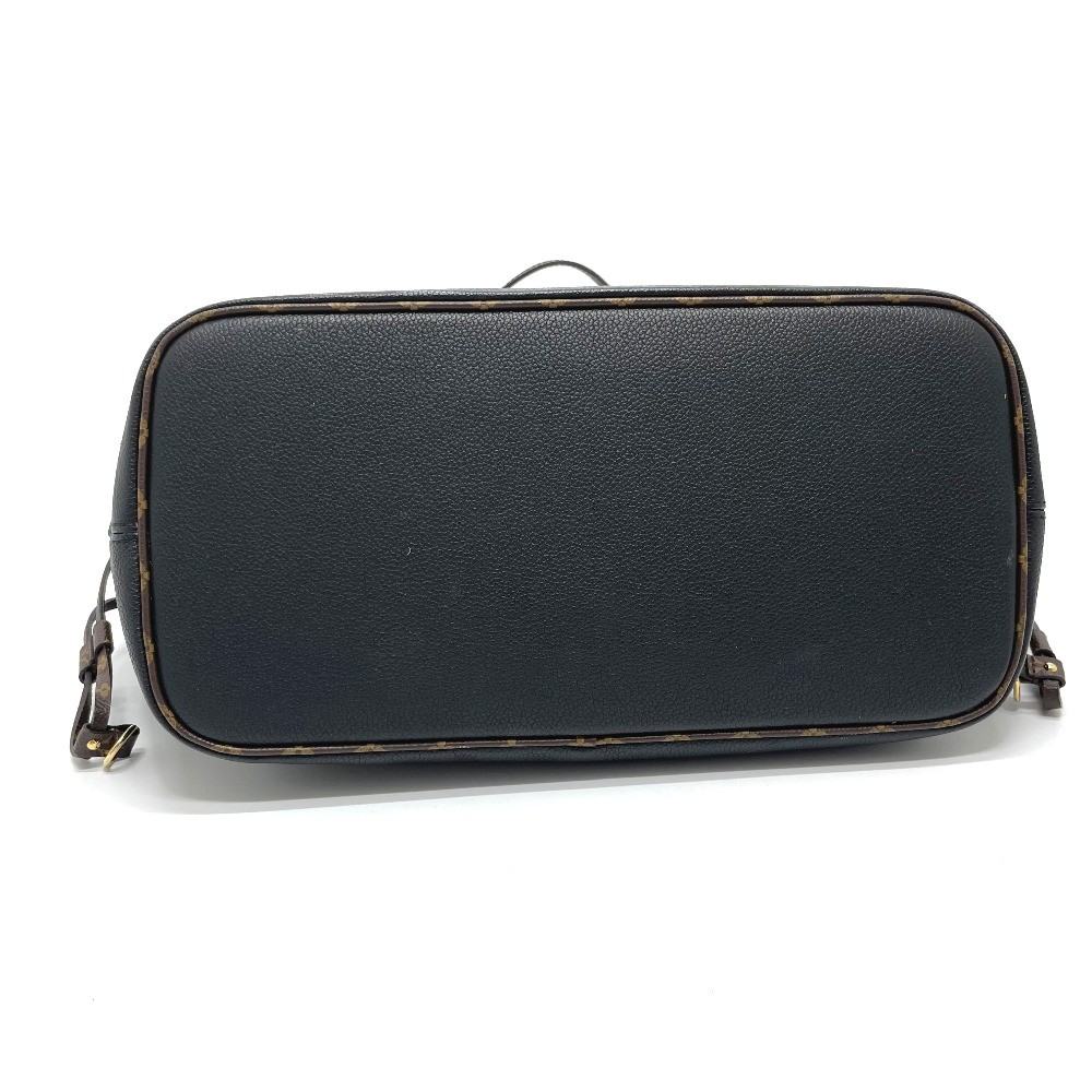 LOUIS VUITTON M56960 Shearing Neverfull MM Tote Bag Calf Leather Black