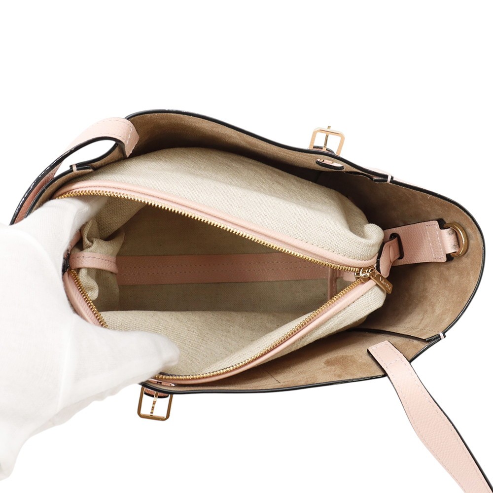 Valextra Valextra Bucket Bag 2-way Bag Size micro Soft Calf Leather Peonia W…