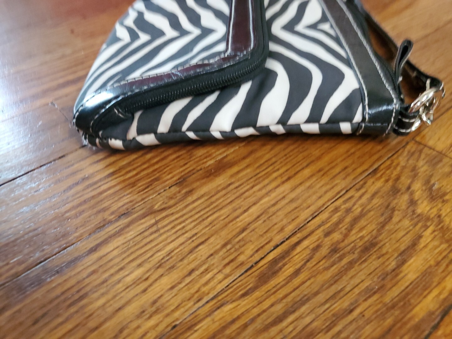 Merona Black And White Zebra Crossbody Purse