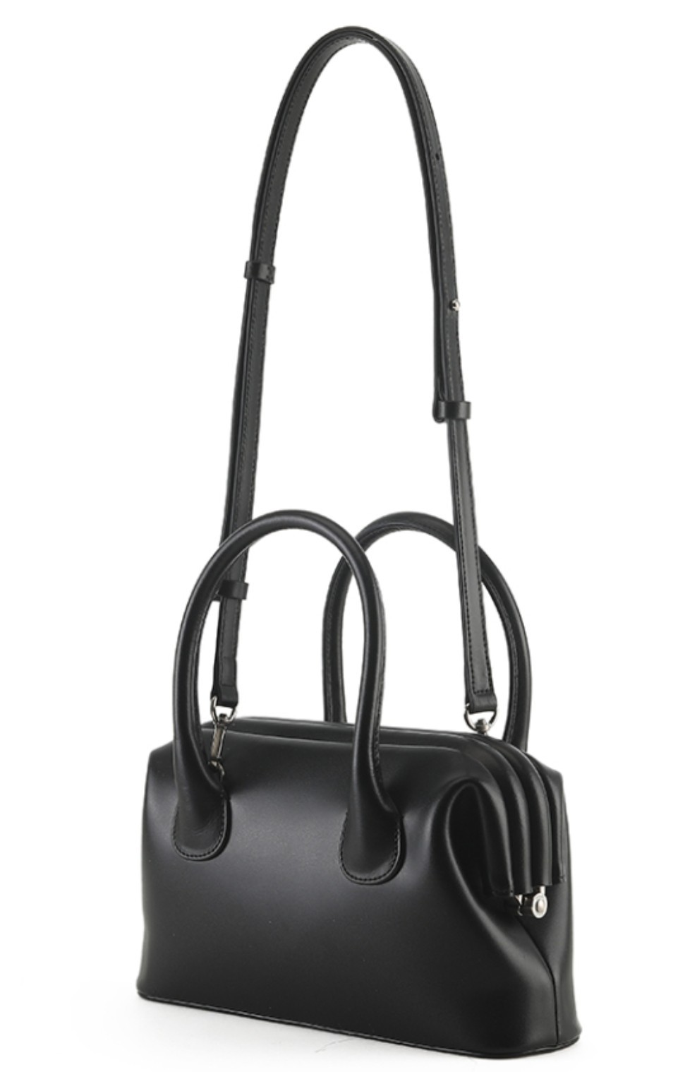 OSOI Boat Brot Bag * Black * Leather Tote Crossbody Women K-Brand
