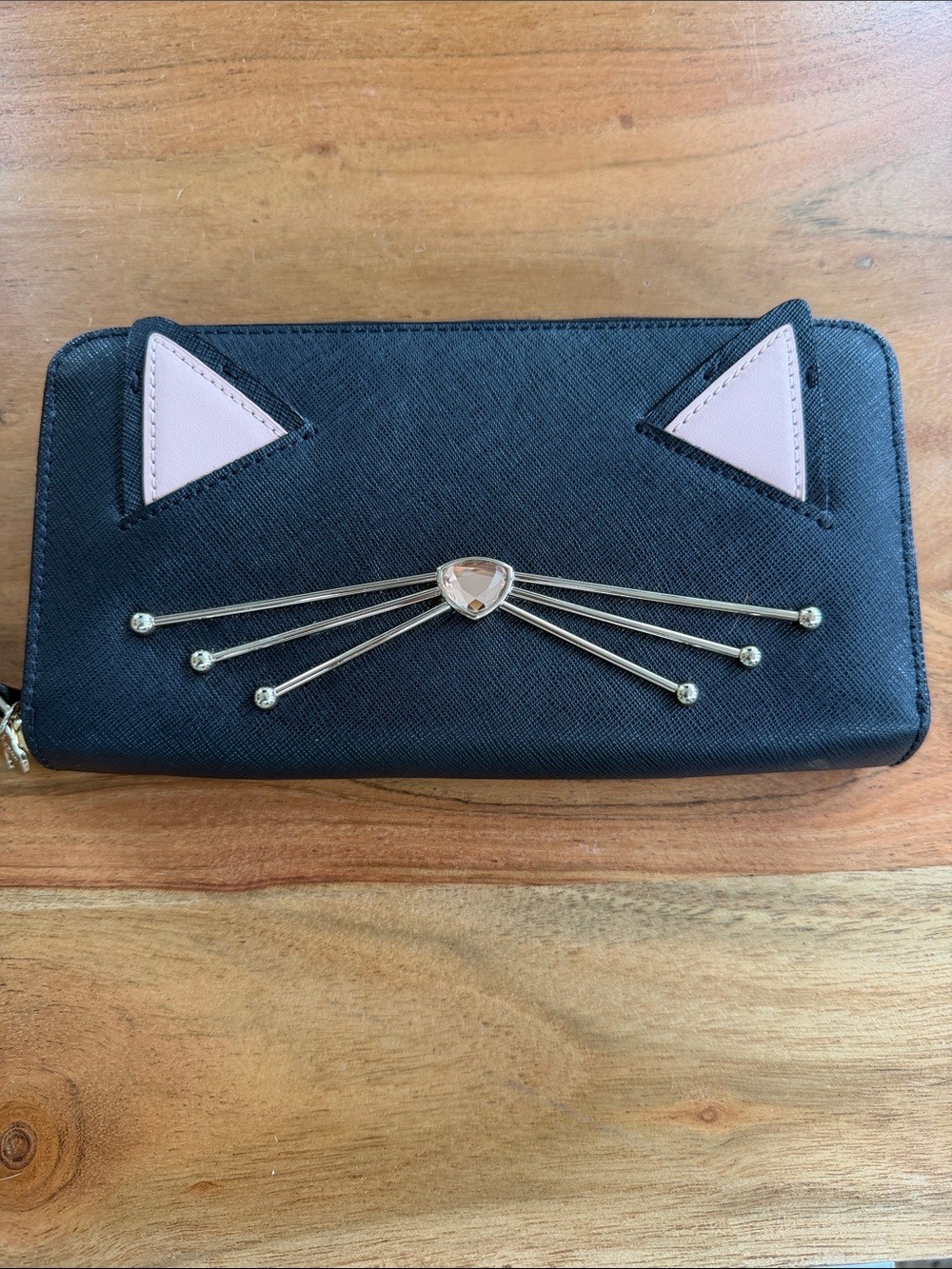NWOT Kate Spade Jazz Things Up Cat Neda Zip Around Wallet
