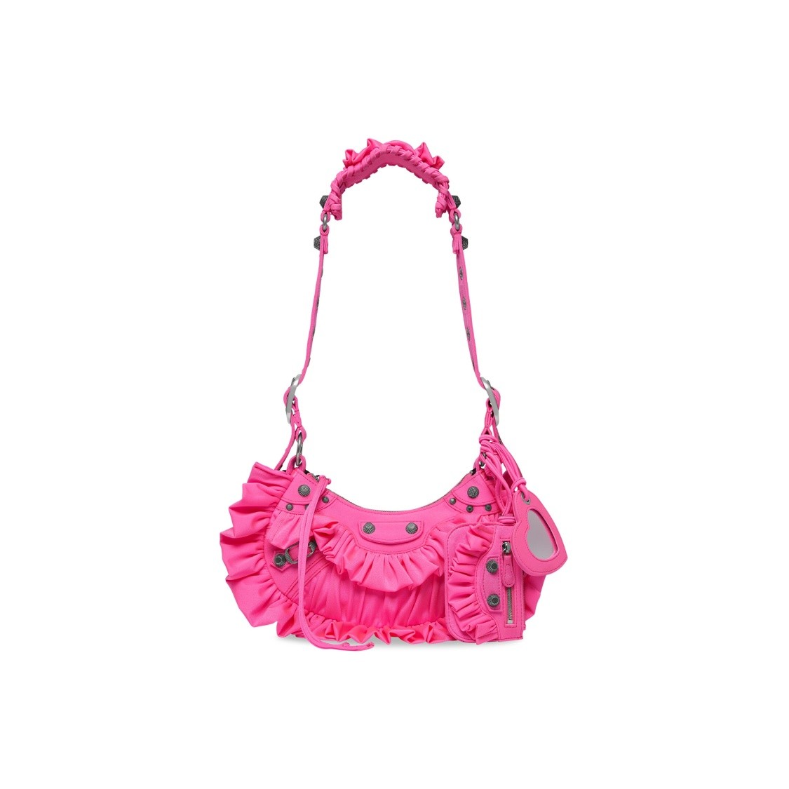 Balenciaga Le Cagole Nylon Crossbody Single Shoulder Bag Women’s 10.2×2.6×6.3 in