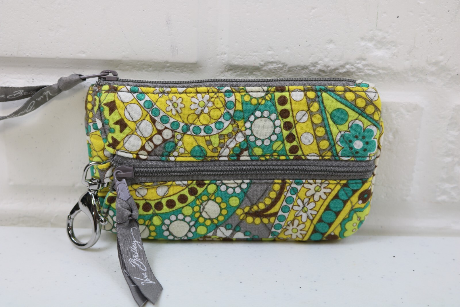 Vera Bradley Lizzy Lemon Parfait Bag New Without Tags Crossbody w/Coin Purse/Key