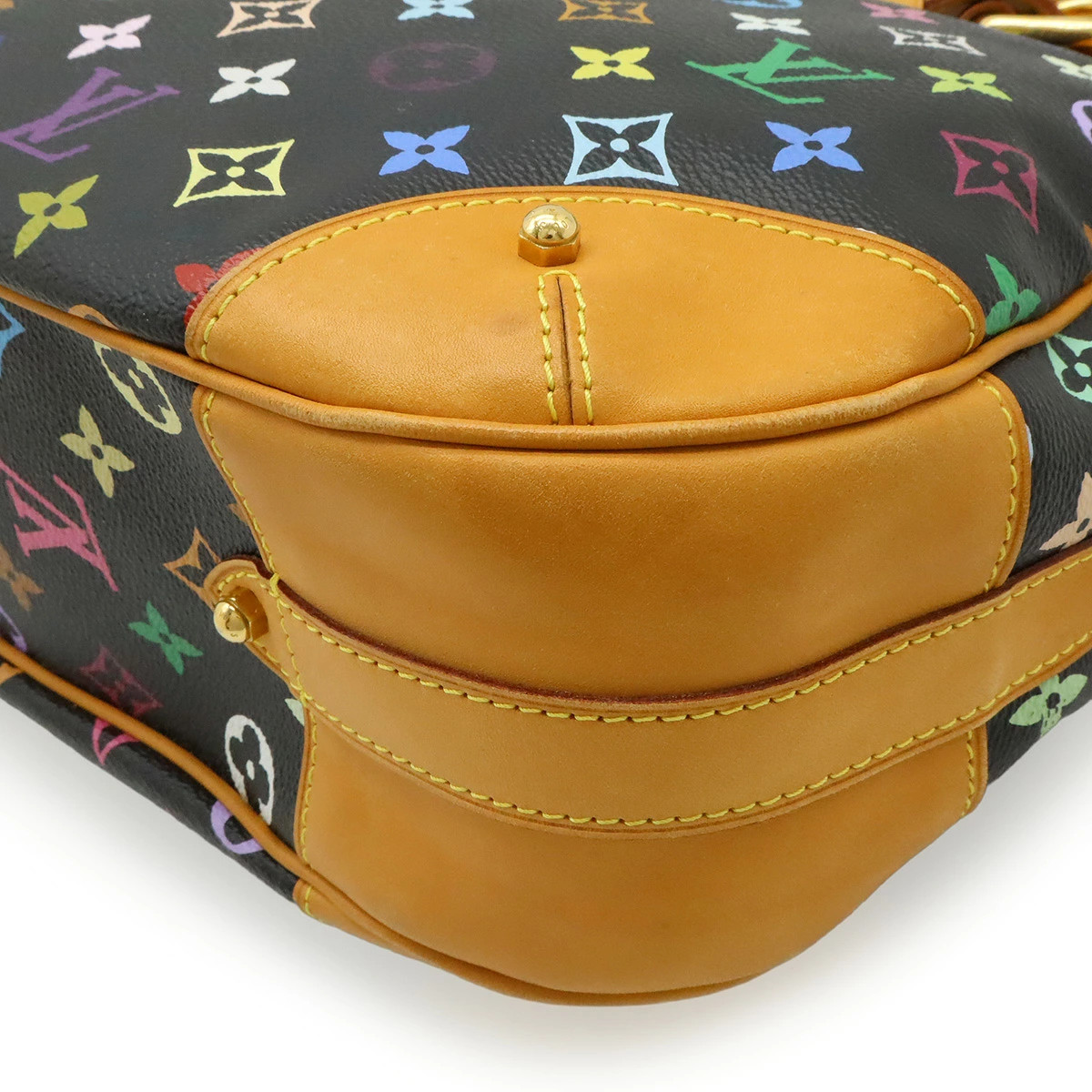 Louis Vuitton Multicolor M40196 Shoulder Bag Logo Monogram Canvas #BLB438