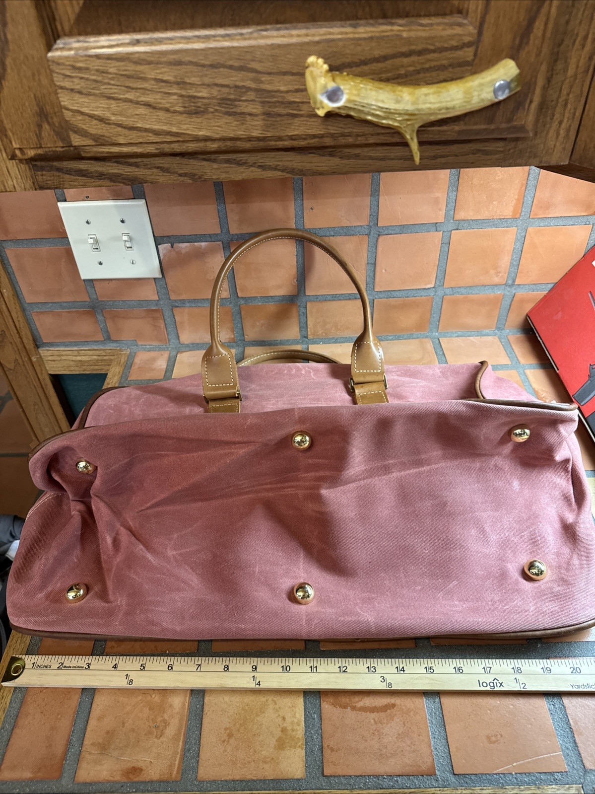 two dove outdoors Medium Large Duffle Discontinued Texas Bag Leather And canvas