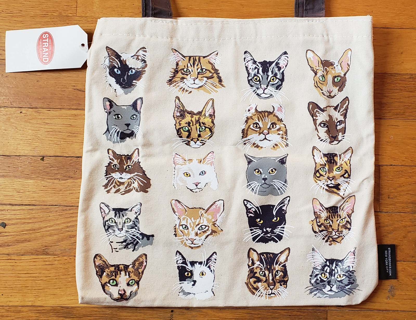 Strand Bookstore Tote Bag Cats Kittens of New York City NYC Meow Felines NEW