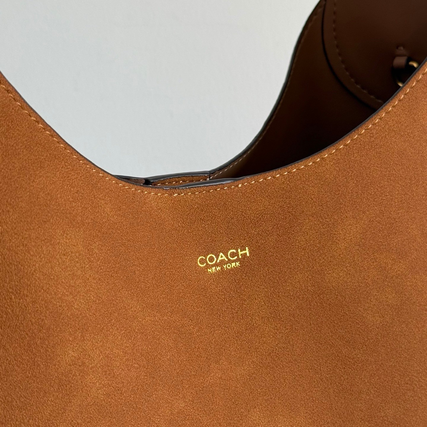 COACH Brooklyn Retro Leather Minimalist Underarm Bag