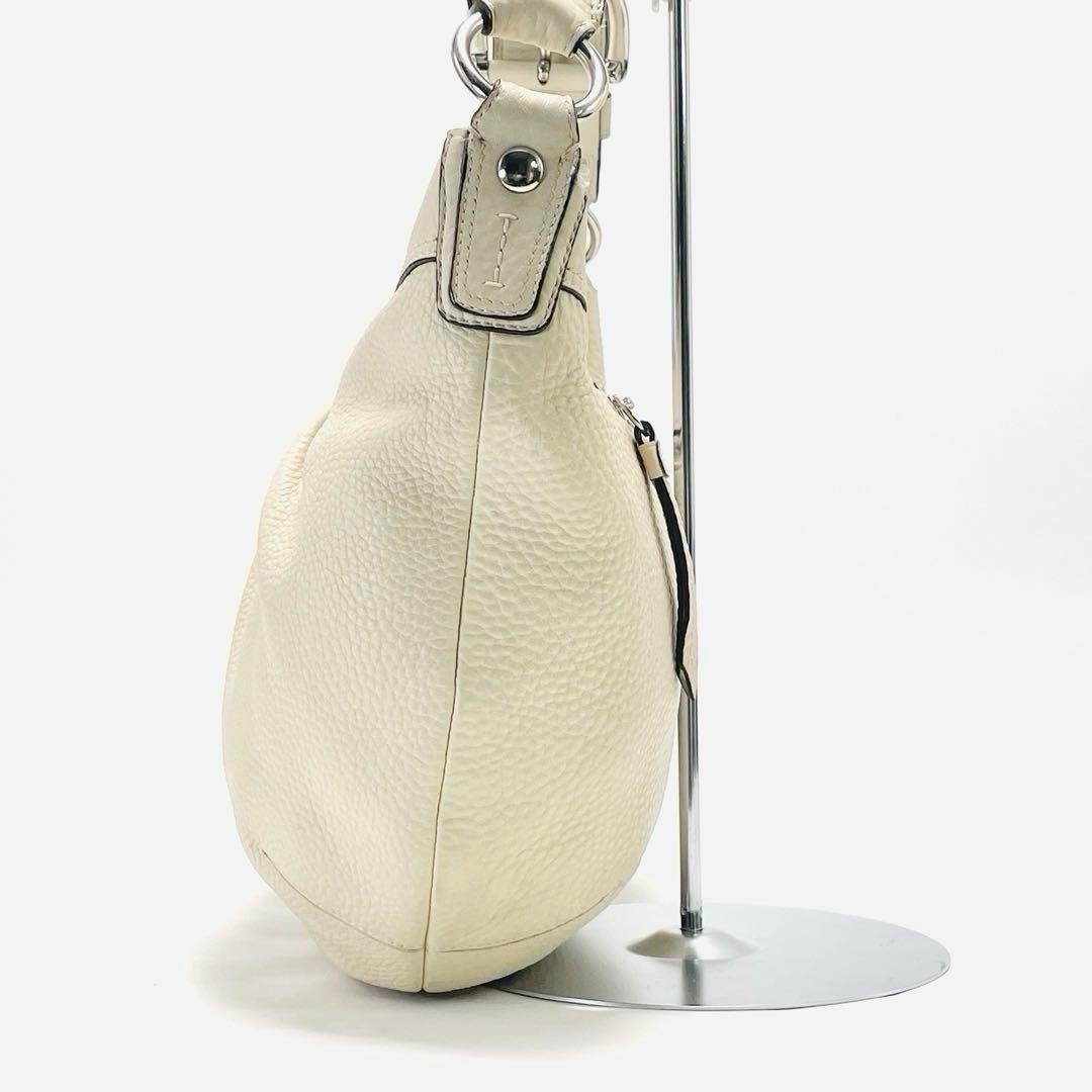 COACH Pleated Leather Hobo One Shoulder Bag
