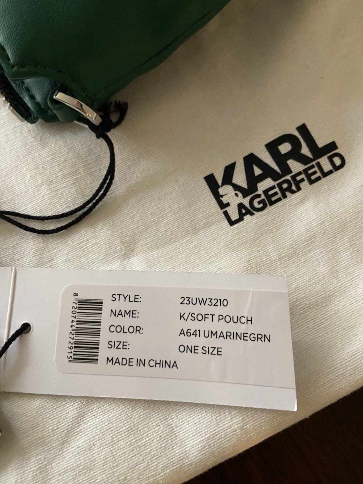Karl Legerfeld Handbag Quilted/Karl Signature On The Front NEW