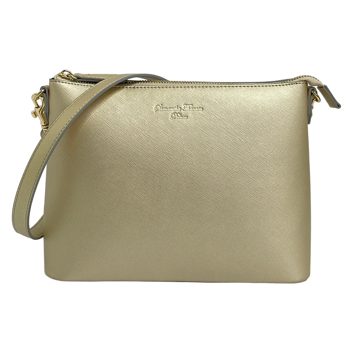 Samantha Thavasa Deluxe Gold Synthetic Leather Shoulder Bag