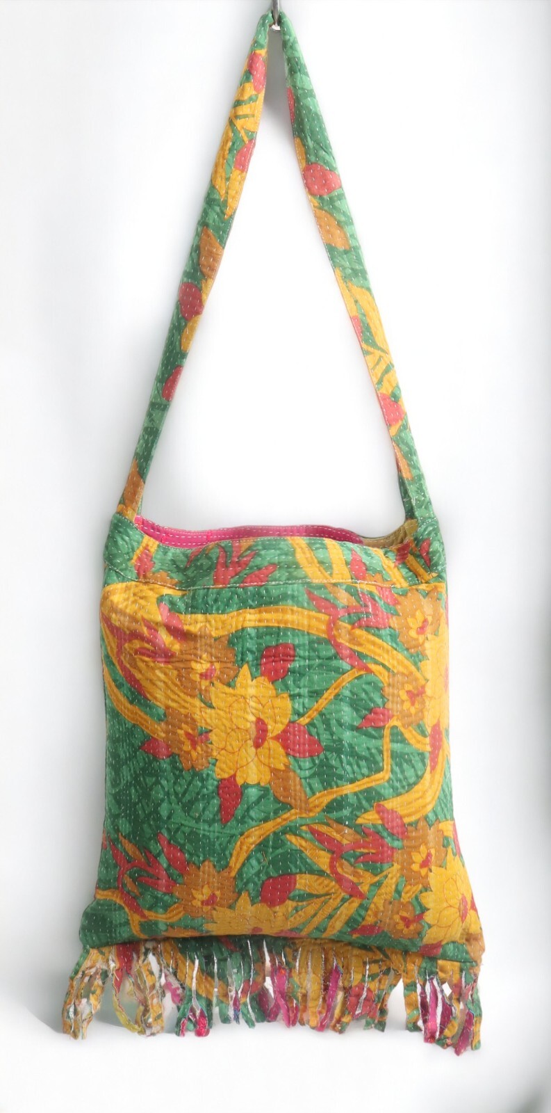 10Pc Kantha Bag Handmade Cotton Shoulder Bag Floral Crossbody Bag Assorted Bag