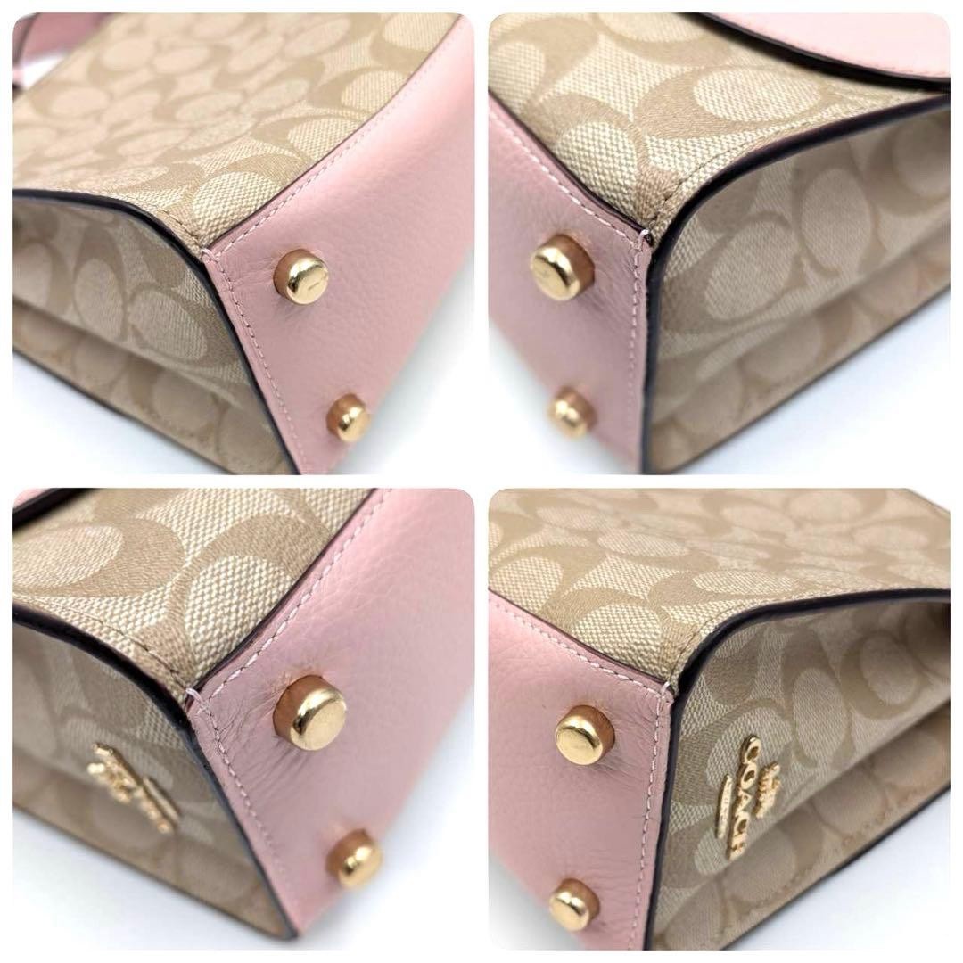 COACH x Disney 101 Dalmatians Shoulder Hand Bag Pink Leatjer Signature JP FS