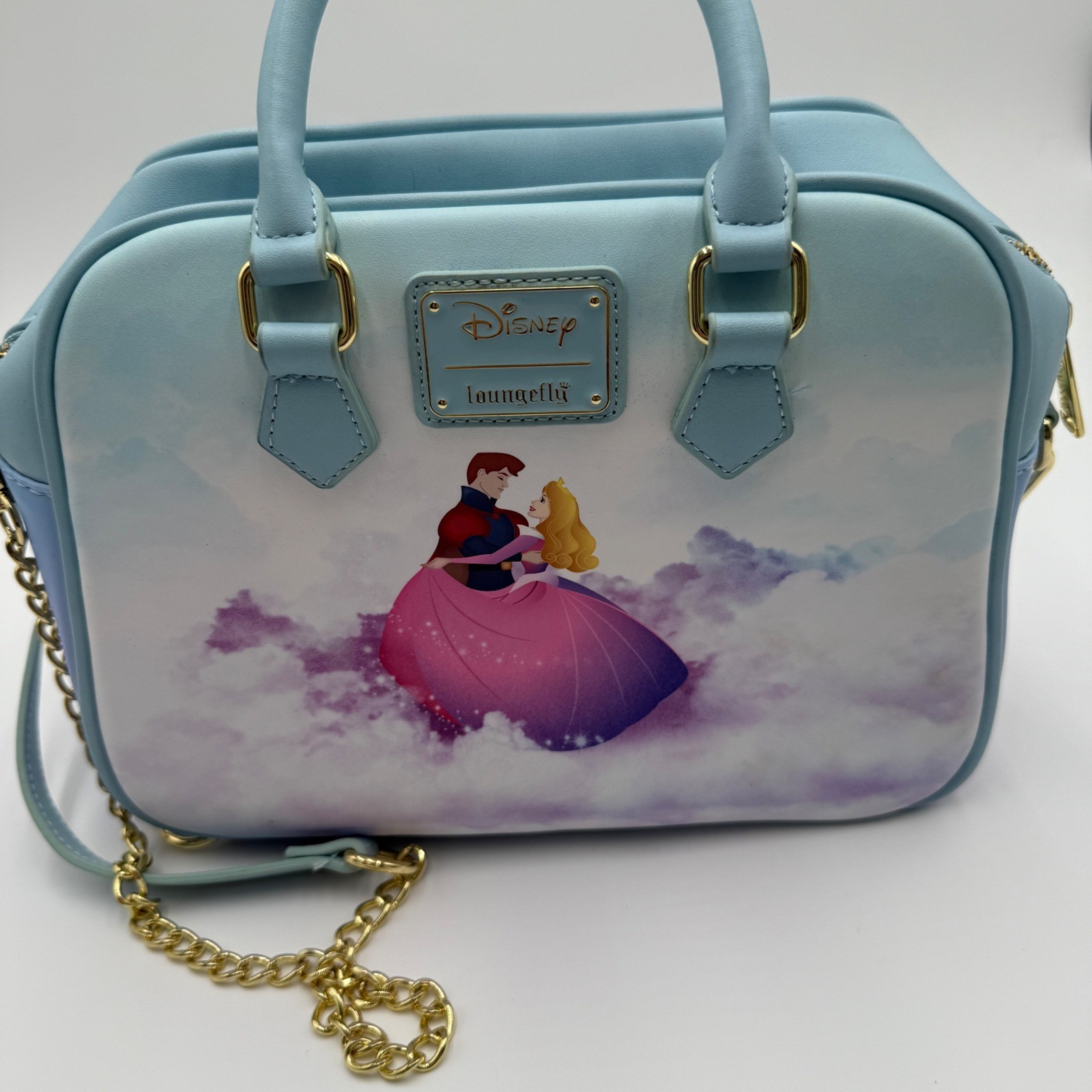 Loungefly Disney Sleeping Beauty Aurora Prince Phillip Satchel Crossbody Bag