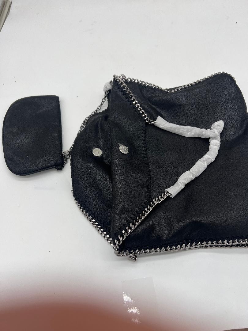 Stella McCartney Falabella Fold-Over Tote Shoulder Bag Black beautiful NEW