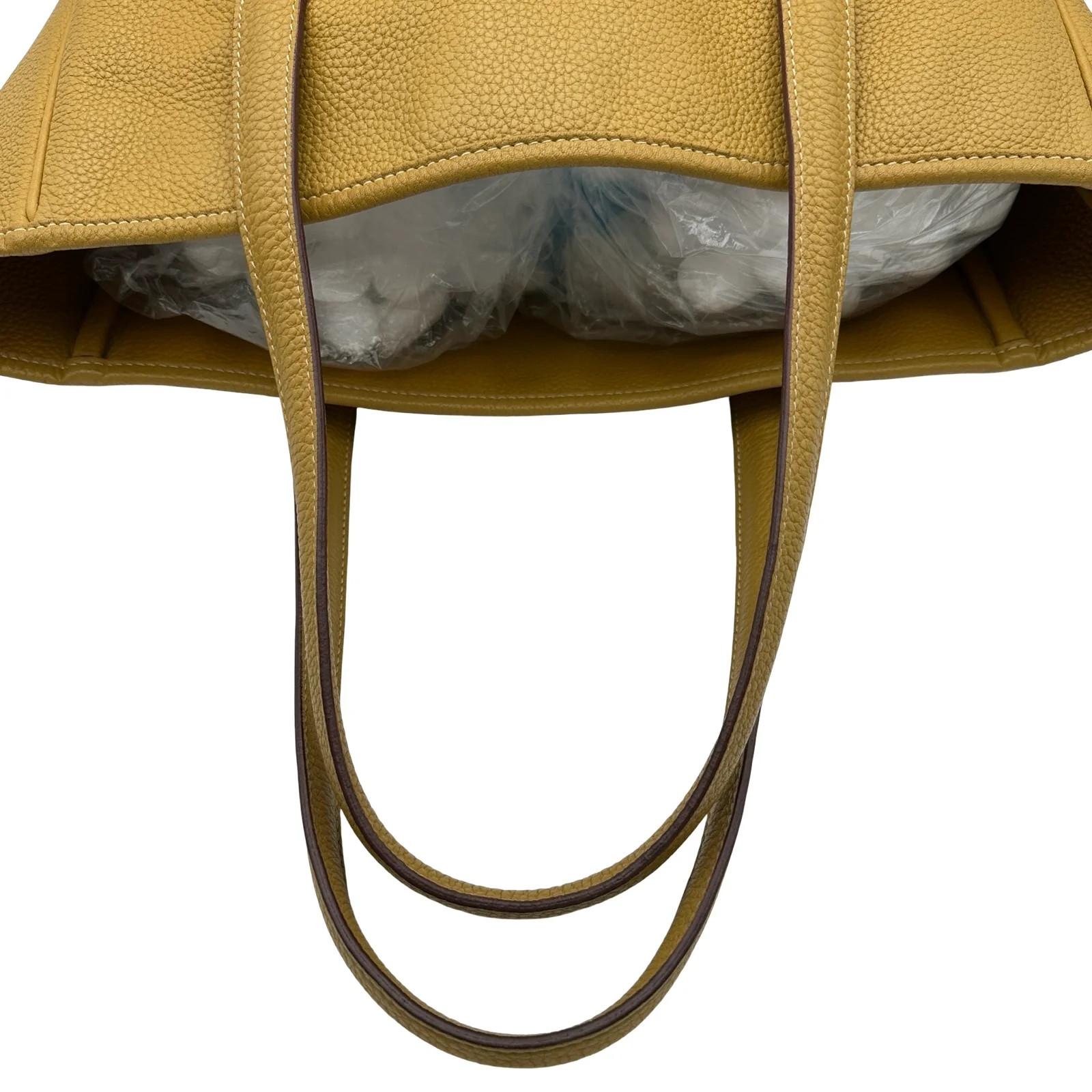 HERMES Victoria Cabas 32 Taurillon Leather Tote Square L #OKB6022