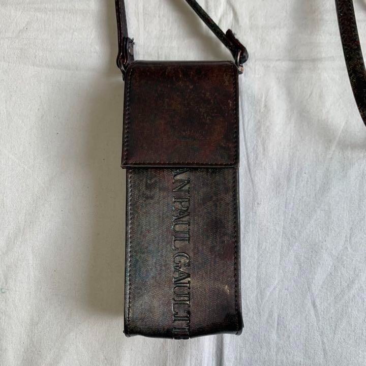 Jean Paul Gaultier Shoulder Bag PVC Iridescent V Cyber ​​Women Ladies Casual JPN