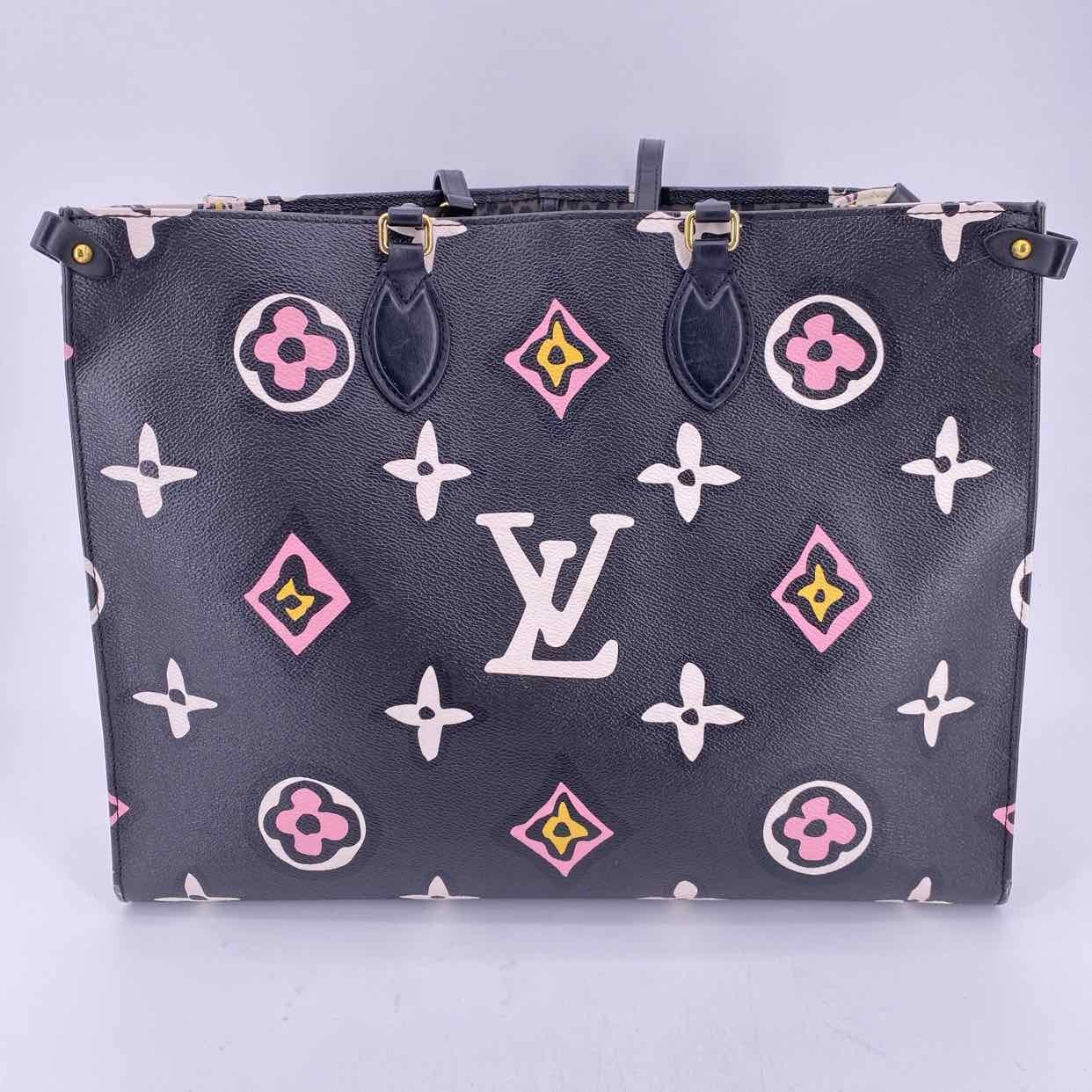 Louis Vuitton Handbag “ONTHEGO WILD AT HEART” Black Size GM – (12756-6)