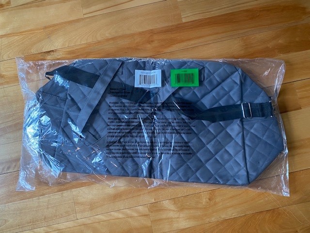 DSW Quilted Weekender Tote Bag Travel Shoulder Large Duffel Luggage Womens NEW