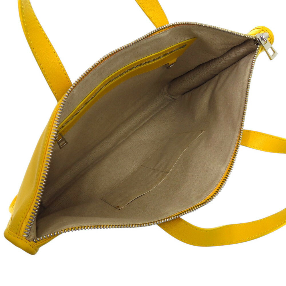 LOEWE Bag: Anagram A4 Yellow W40.5H29D7.5cm w/o accessories; Used Item From JPN