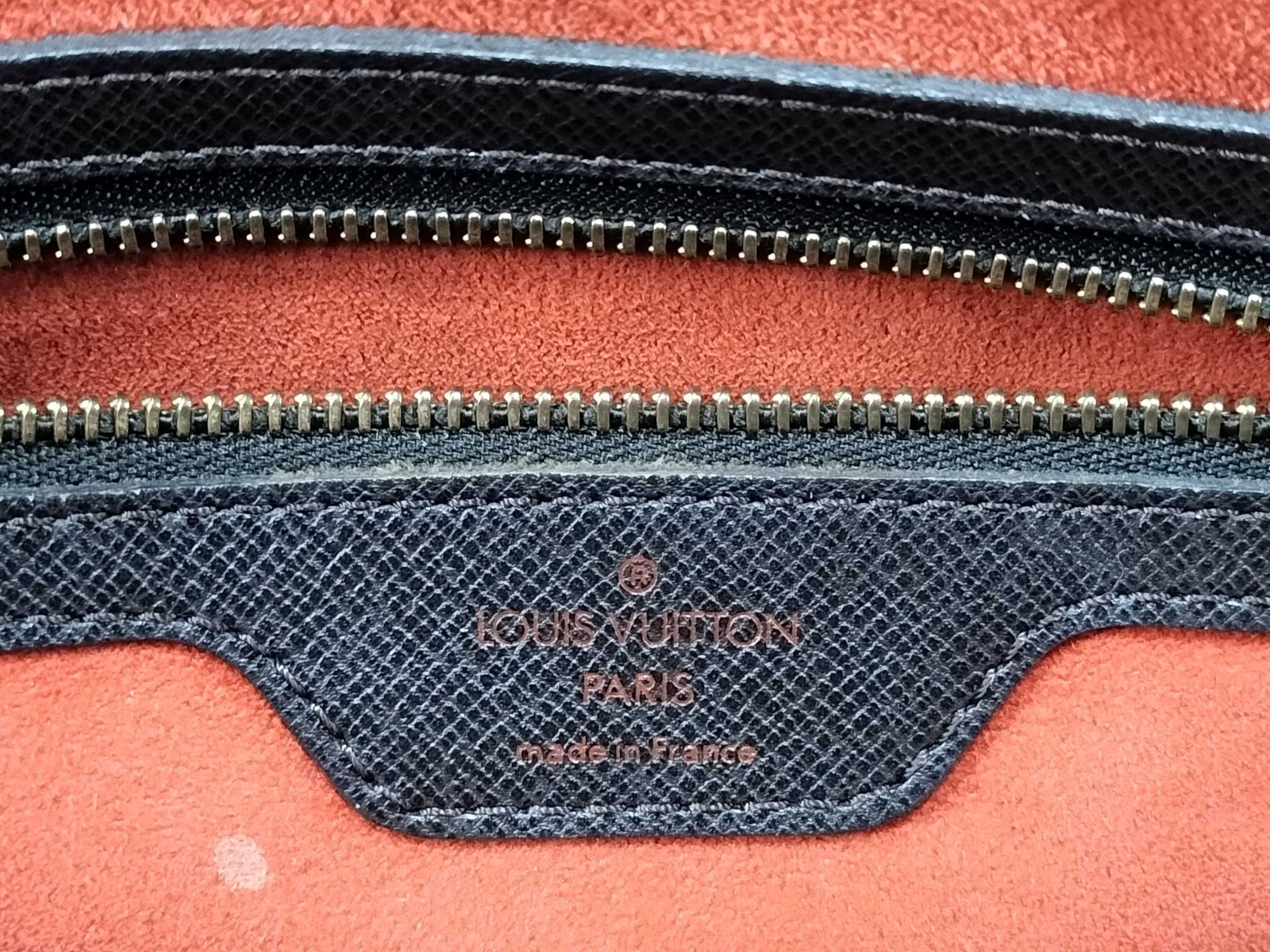 LOUIS VUITTON Damier Ebene Brera Hand Bag N51150 Authentic