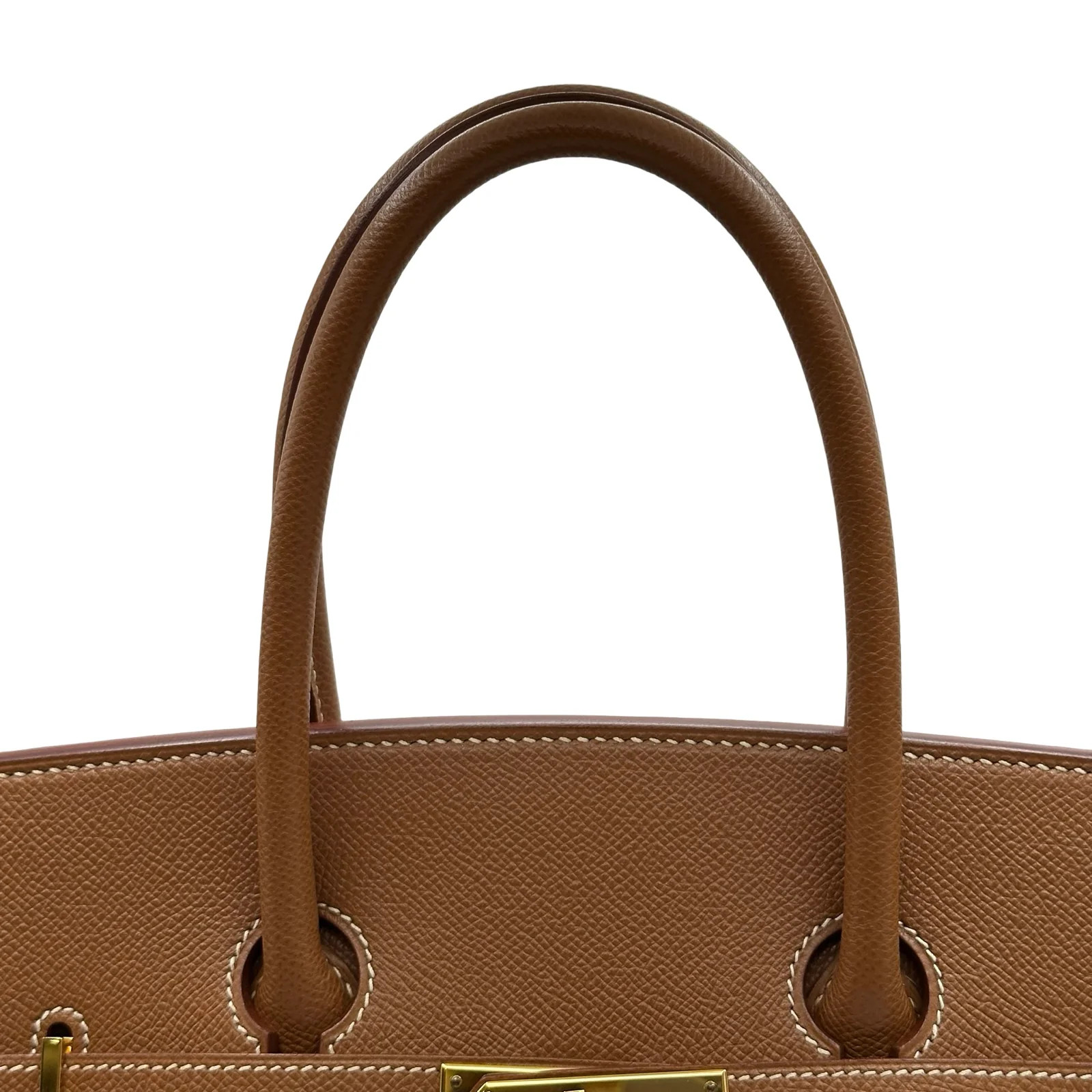 HERMES Birkin 35 Gold Epsom Leather Handbag #OKB400