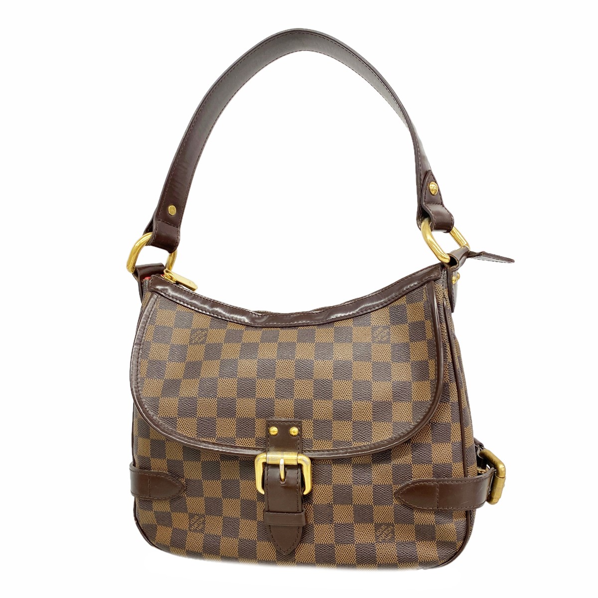 Auth [6hb1192-k] LOUIS VUITTON Shoulder Bag Damier Highbury N51200 Ebene [Pr…