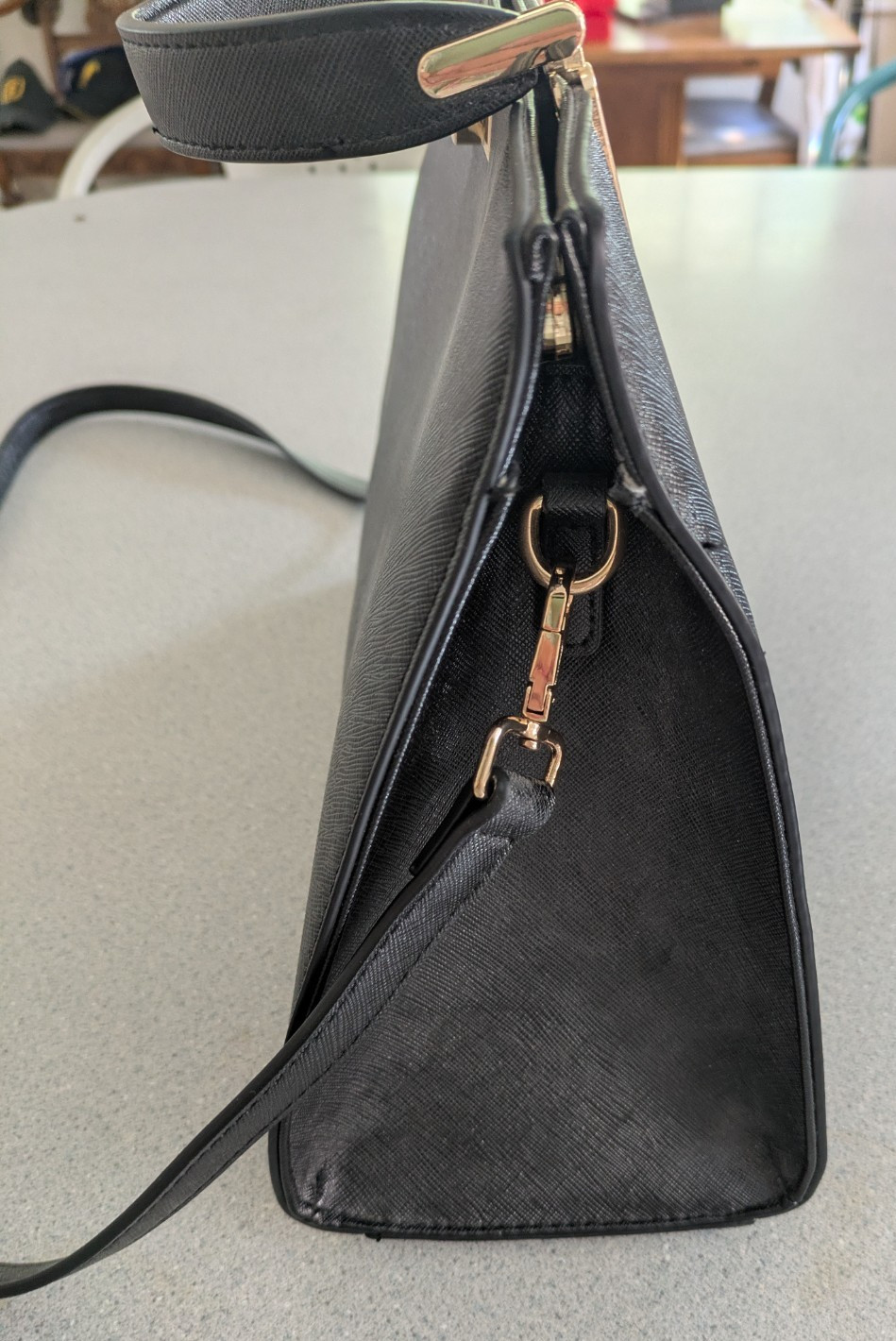 Vanessa Williams Posh Collection Black Satchel Purse Handbag NEW