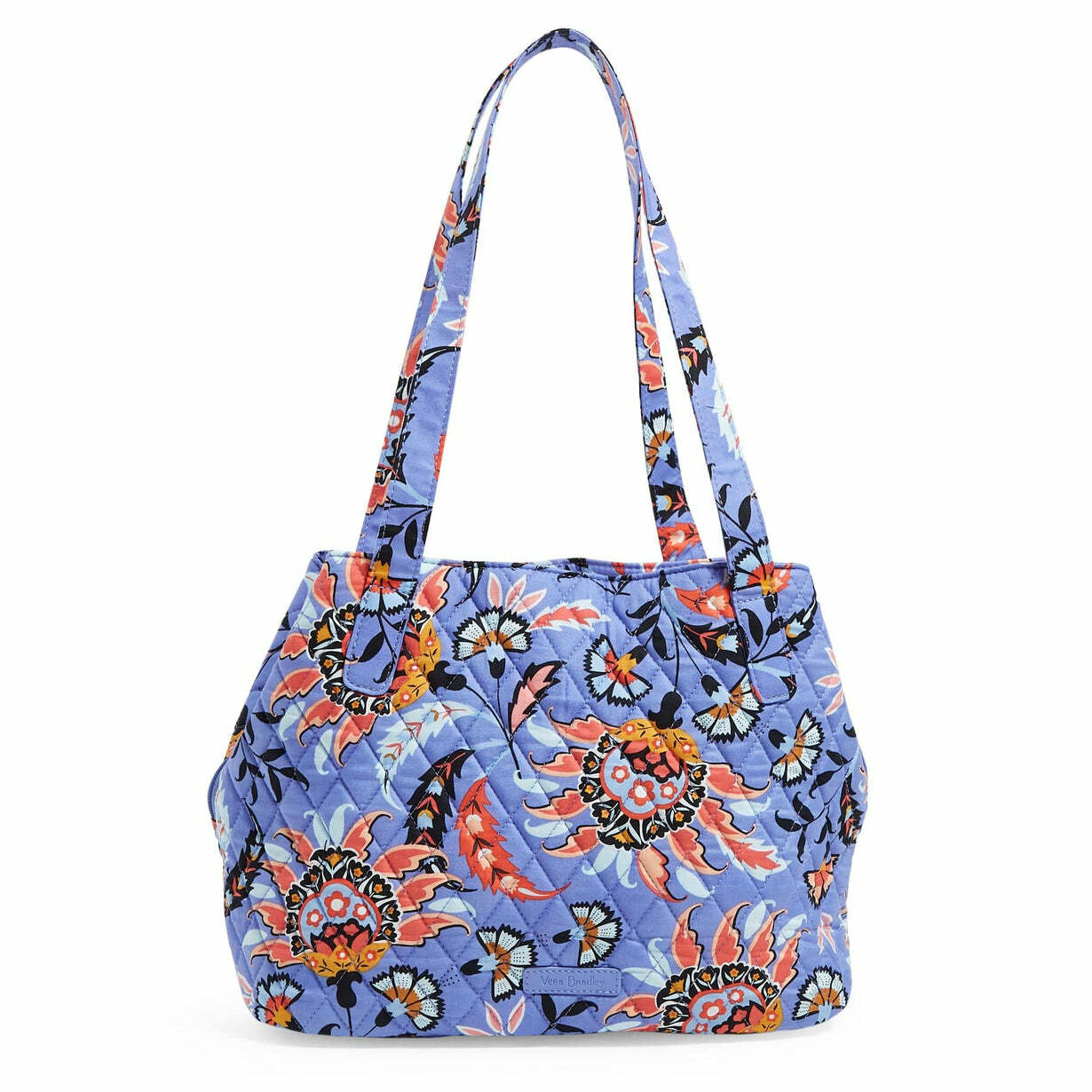 Vera Bradley Triple Compartment Shoulder Bag in Mural Garden New Spring Summer