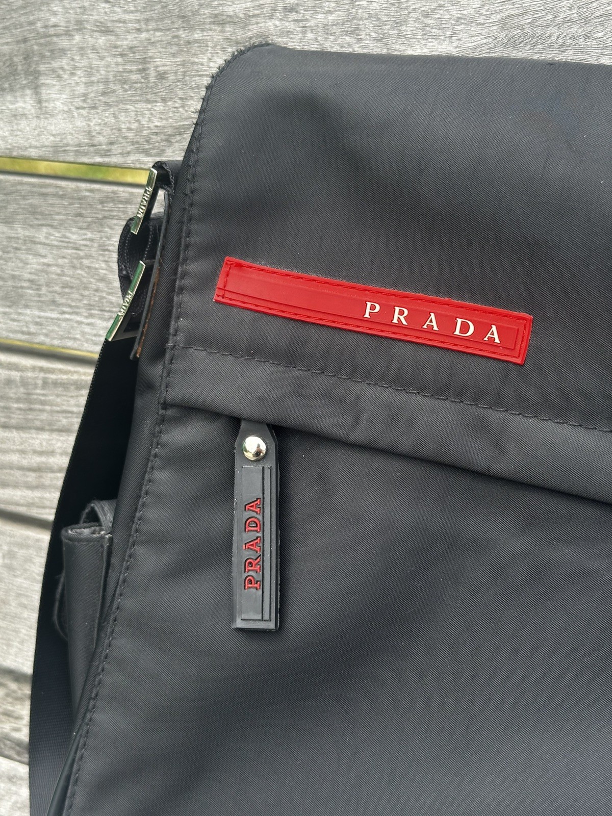 Vintage Prada Crossbody Messenger Bag