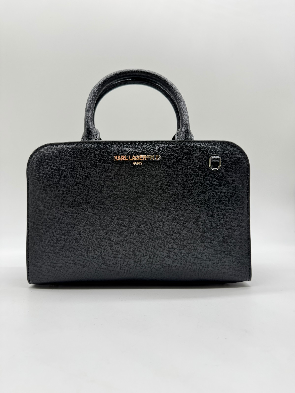 KARL LAGERFELD Maybelle small satchel crossbody + Dust bag BLACK (No charm)
