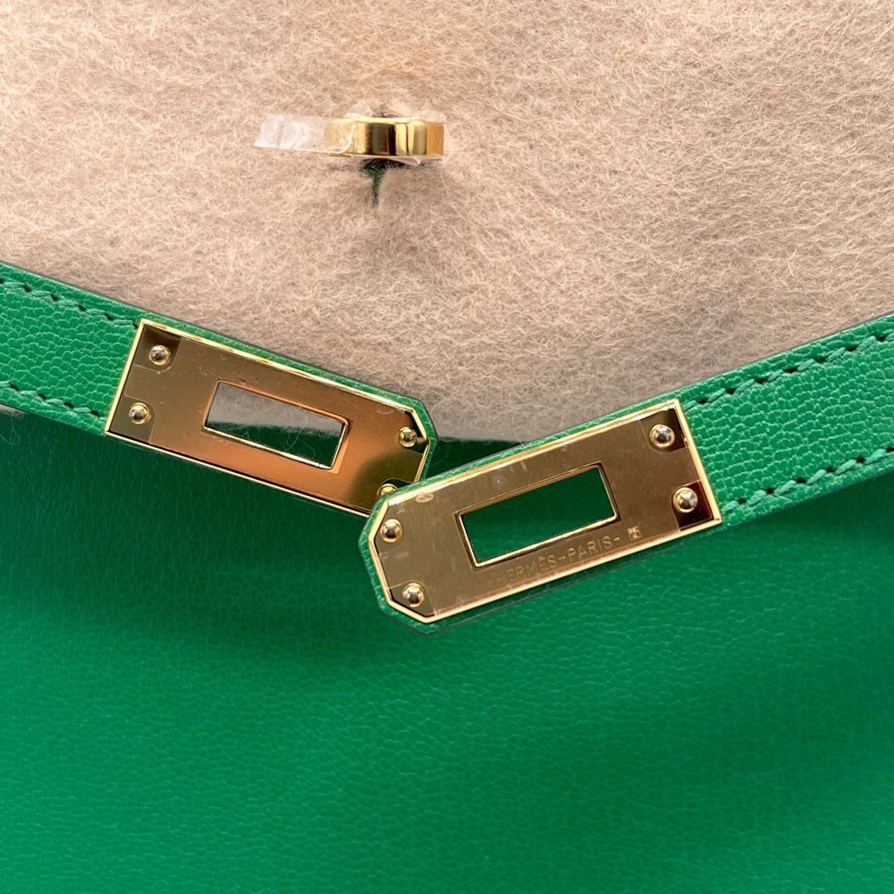 Hermes Birkin 25 Sellier Bambou Chevre Chamkila Handbag GHW, Unworn 2024