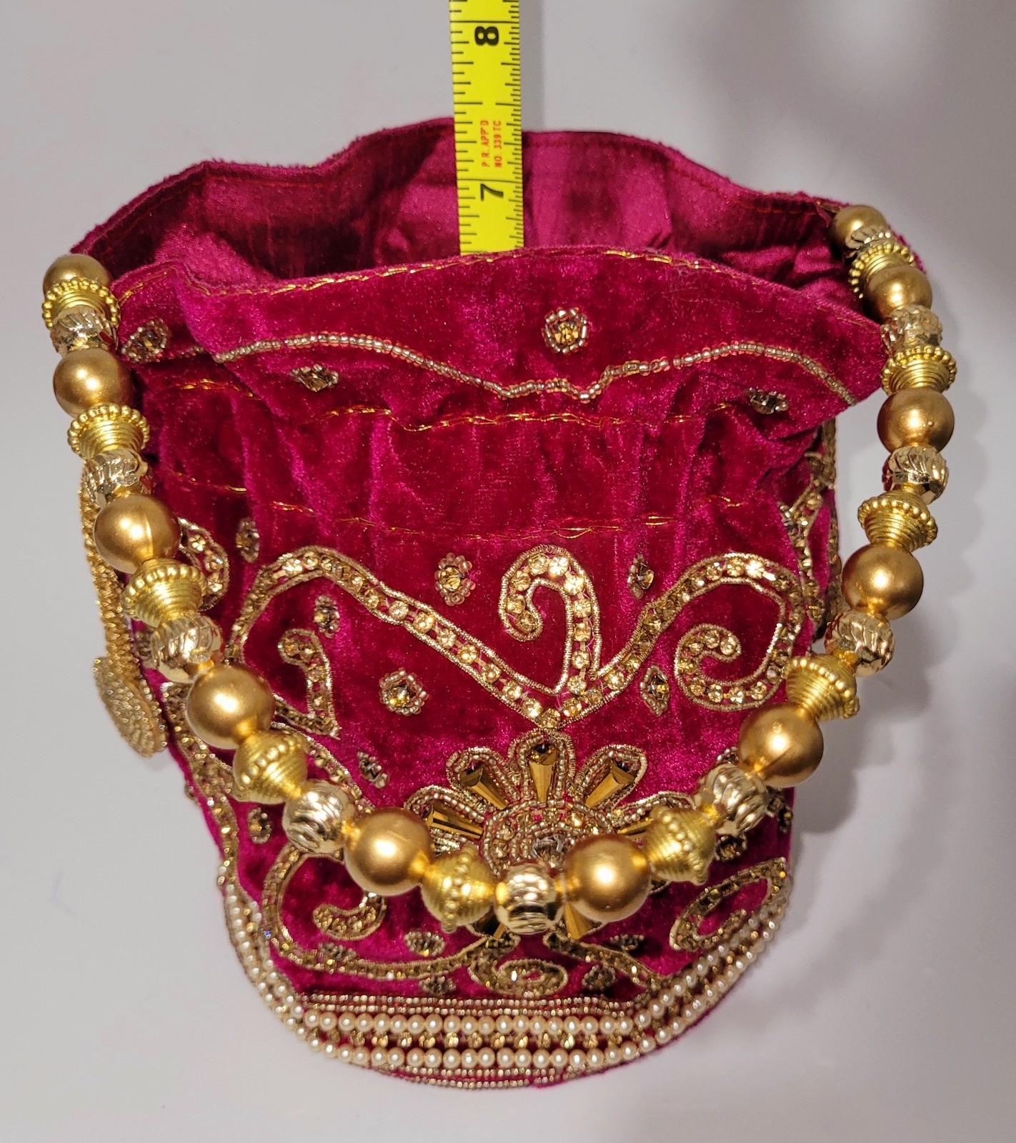 Purse Potli Indian Evening Bag Ethnic Wedding Bridal Or Everyday Hand Bag Gift
