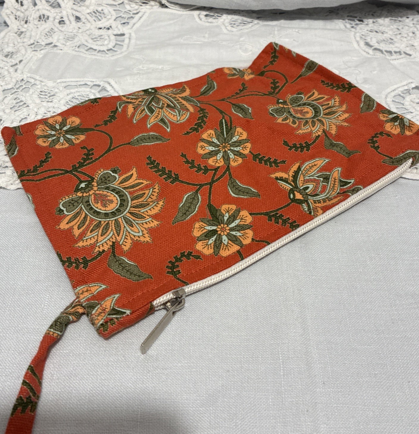 ROLLER RABBIT Printed Canvas Tote Bag Cotton Bondi Floral