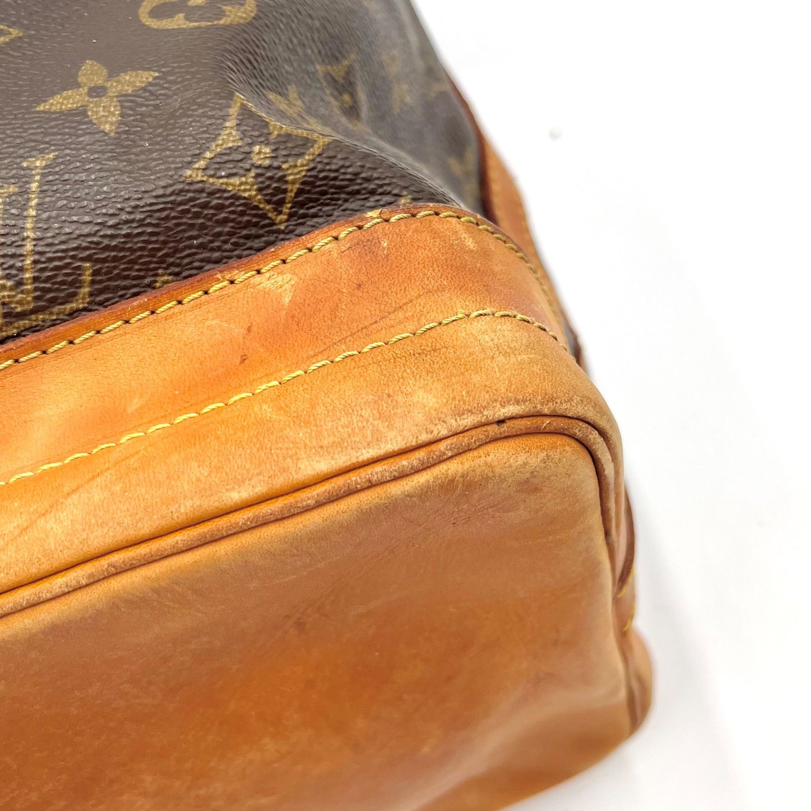 Auth LOUIS VUITTON Monogram Noe Drawstring Shoulder Bag M42224 2Y10028