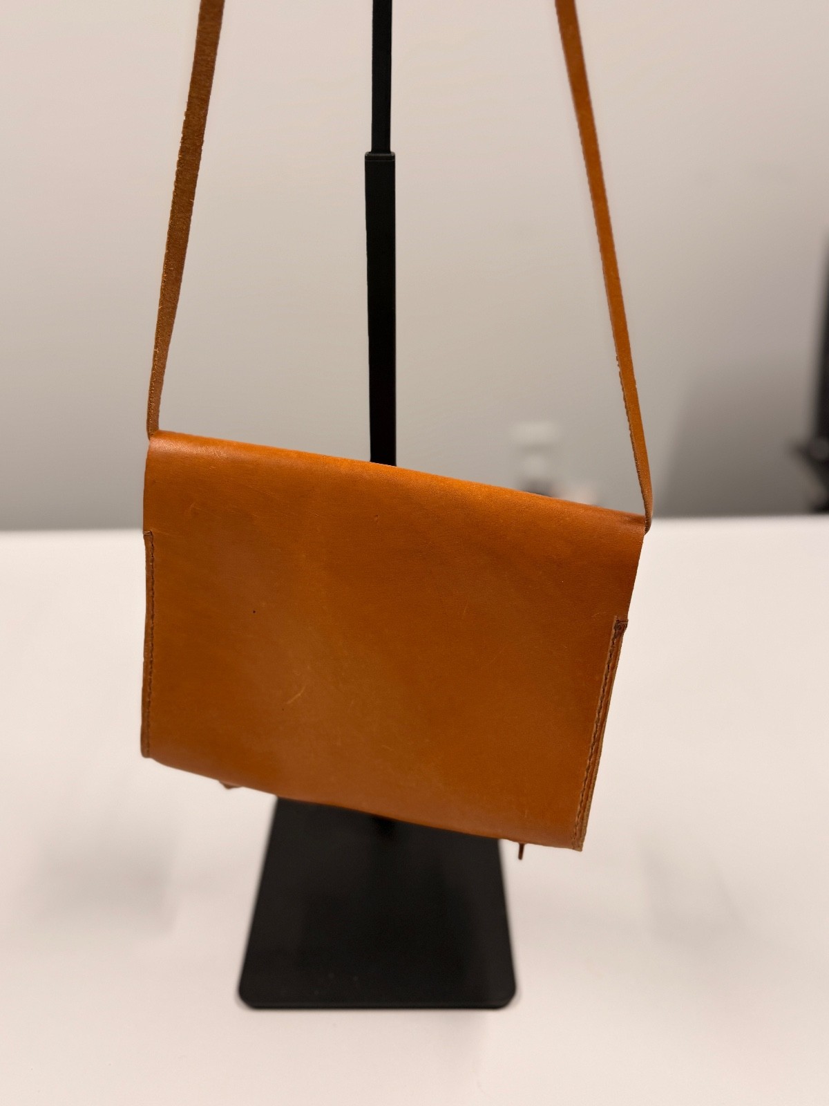 Leather hand stiched womens purse