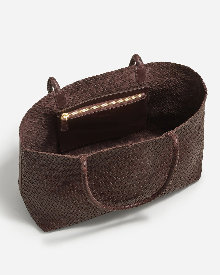 NEW Madewell – The Signature Woven Tote, Coffee Bean