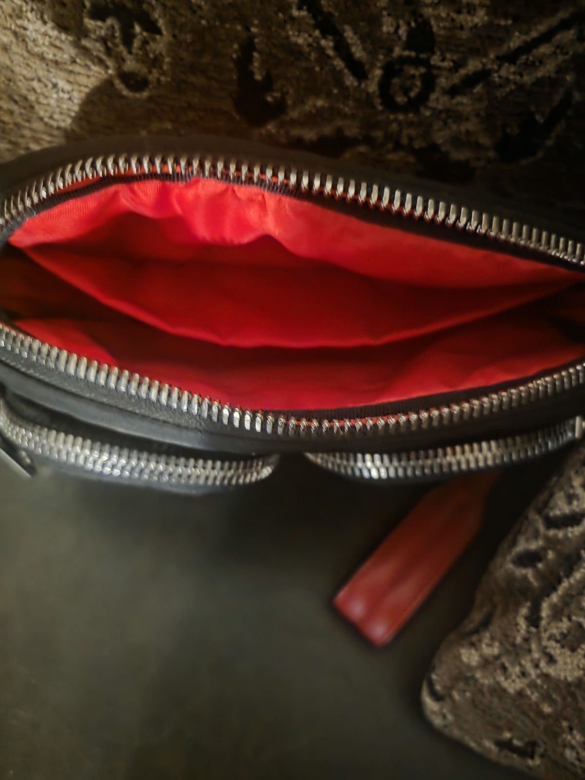 PradaTessuto Double Pocket Wristlet