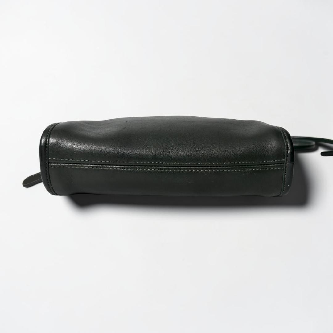 COACH Old Coach Half Moon Shoulder Bag Green