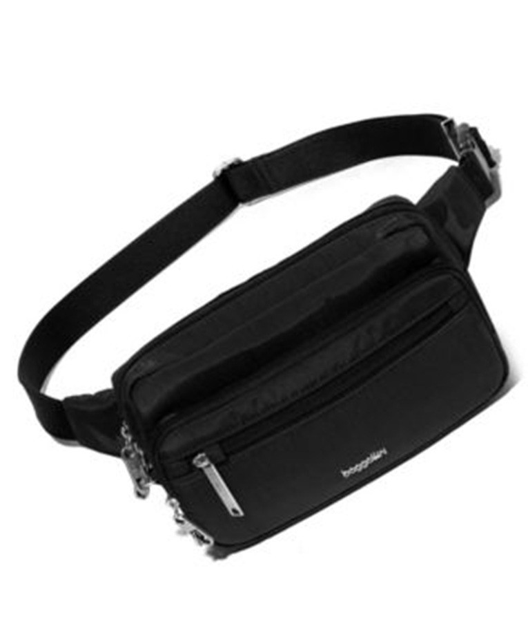NEW Baggallini Securtex Anti-Theft Belt Bag Black Travel bag