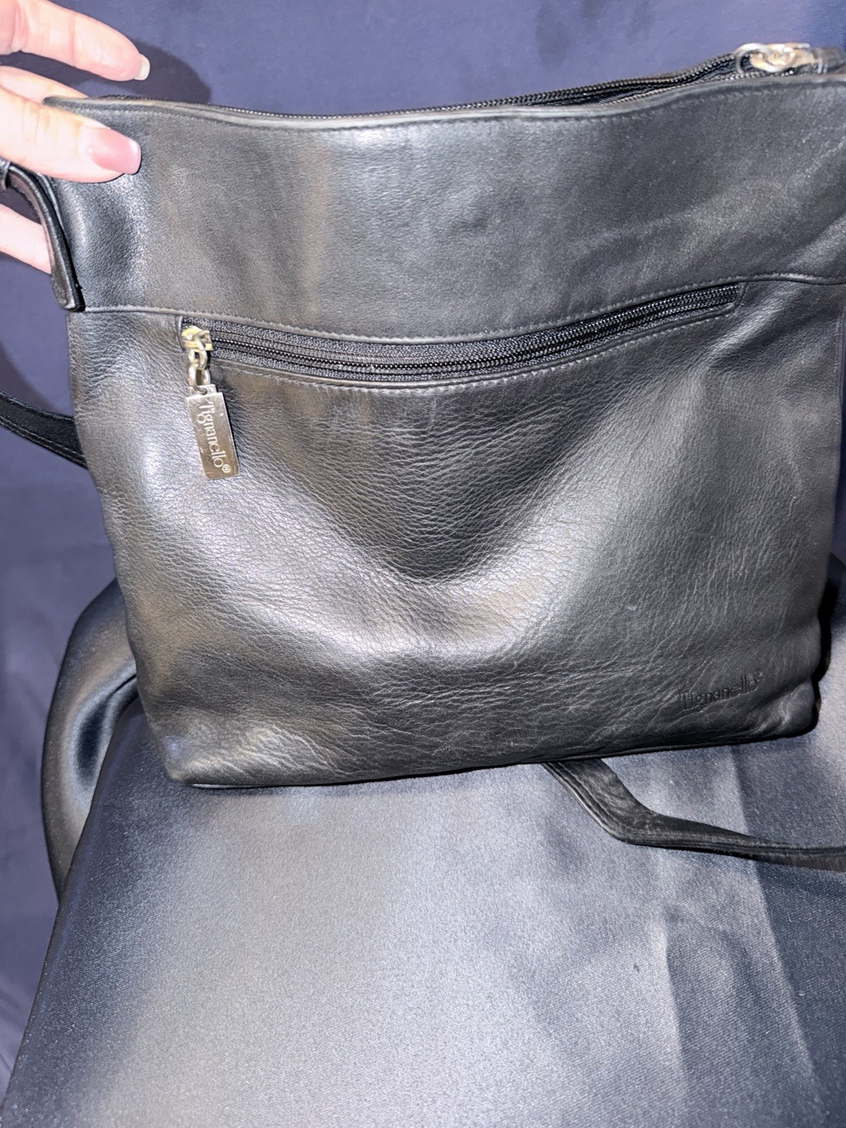 TIGNANELLO LEATHER CROSSBODY ORGANIZER