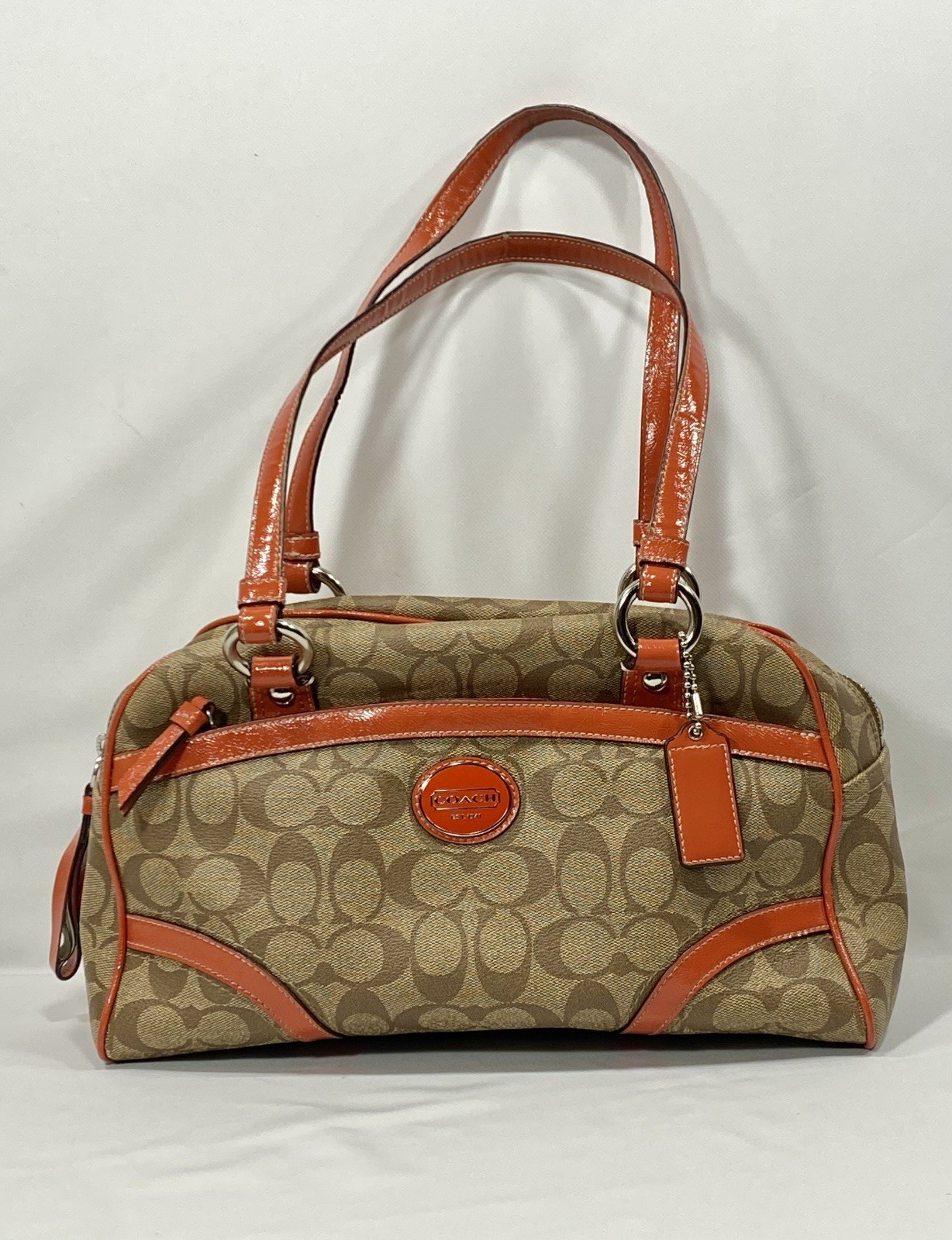 COACH Peyton Satchel All-Over Print F1220-F18918, 13”x 8”x 6” **SEE PHOTOS